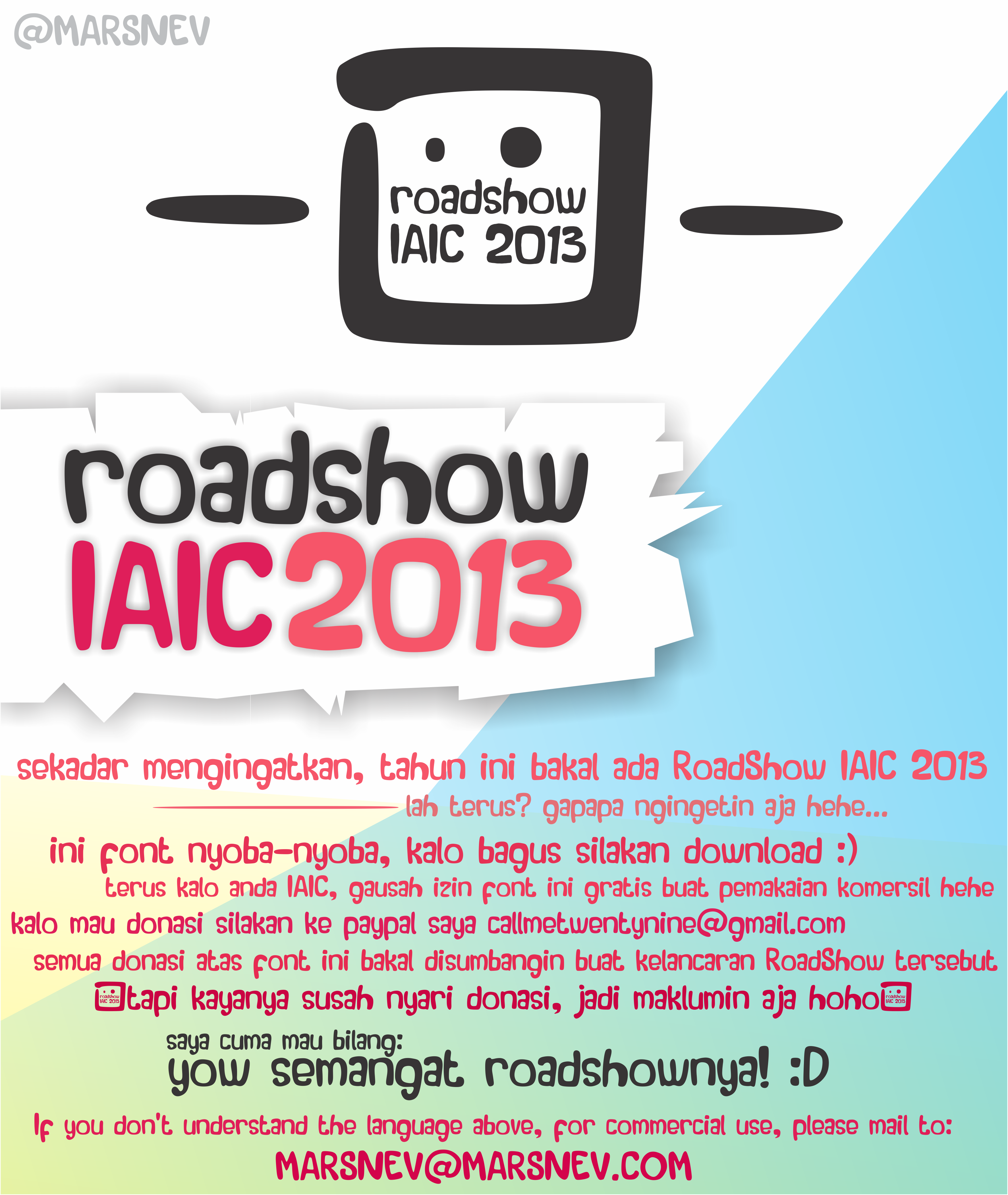 Roadshow IAIC 2013